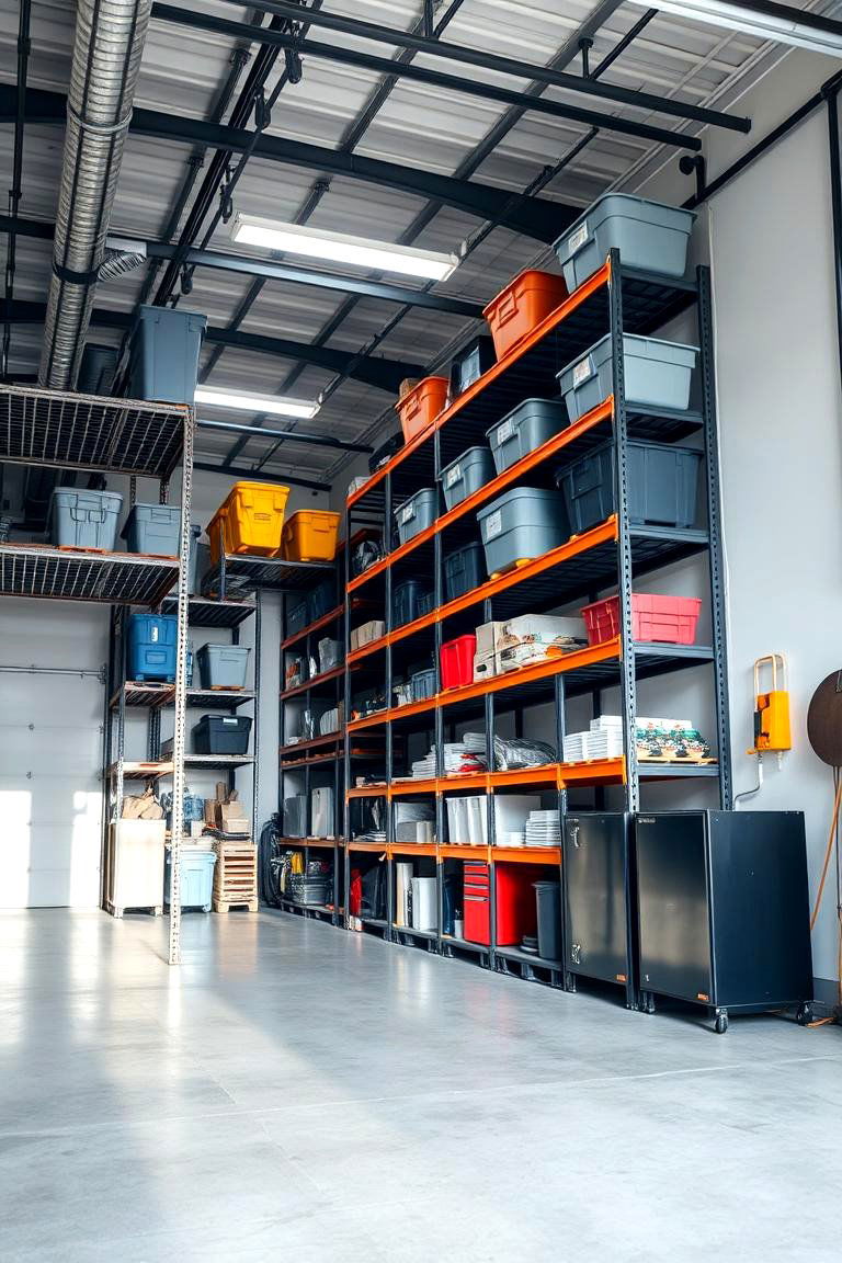 Install Heavy Duty Shelving Units - 25 Garage Storage Ideas