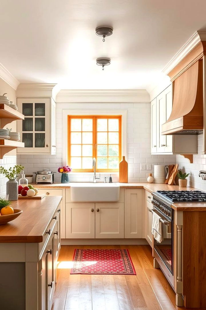 Install Shaker Style Cabinets - 25 Vintage Kitchen Ideas