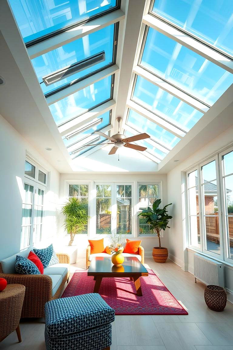 Install Skylights for Extra Natural Light - 25 Florida Room Ideas