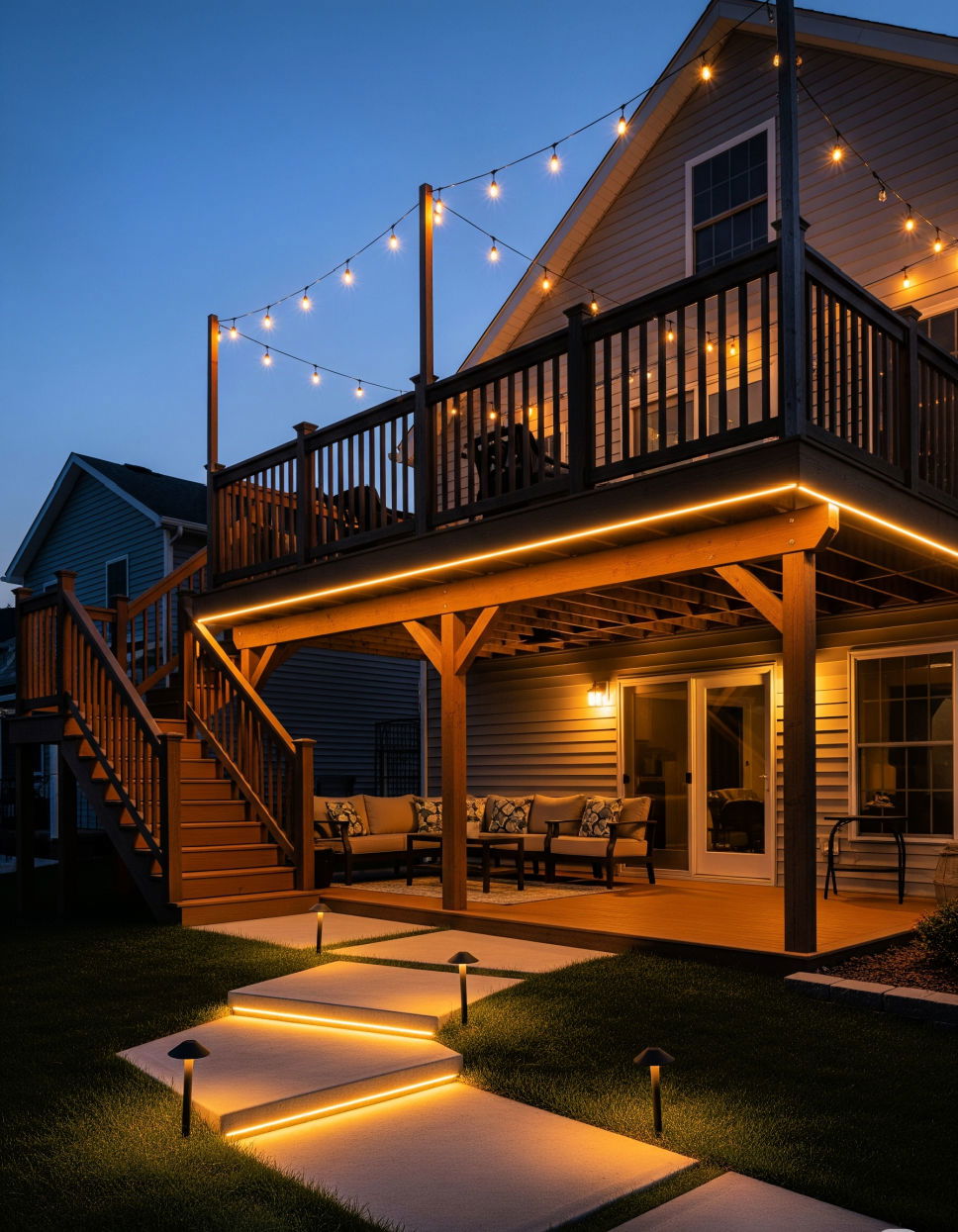 Install Under Deck Lighting Under Deck Ideas