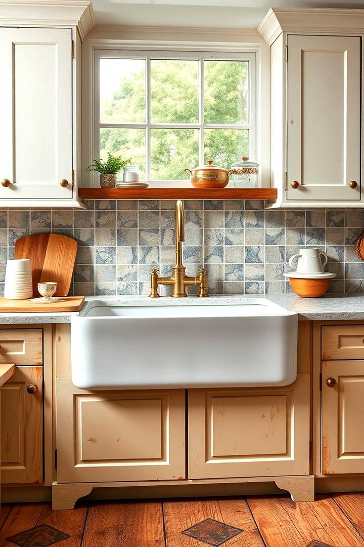 Install a Farmhouse Sink - 25 Vintage Kitchen Ideas