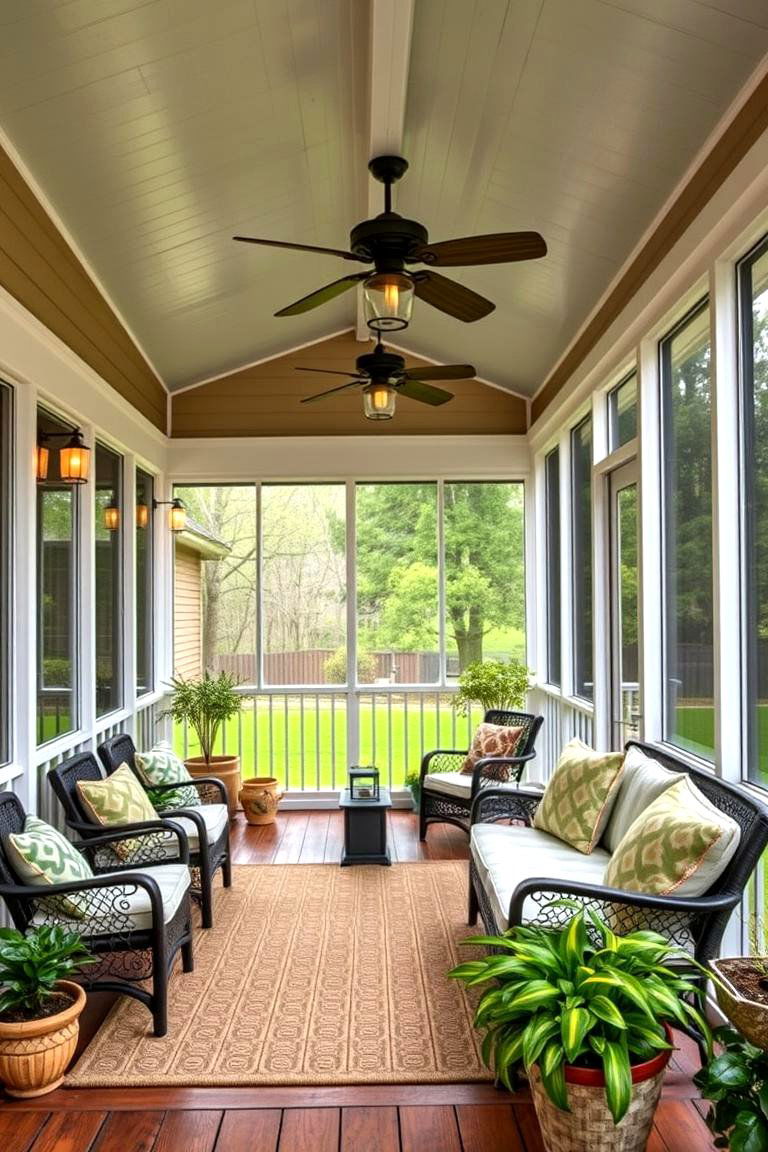 Install a Screened In Porch for Year Round Use - 25 Farmhouse Porch Ideas