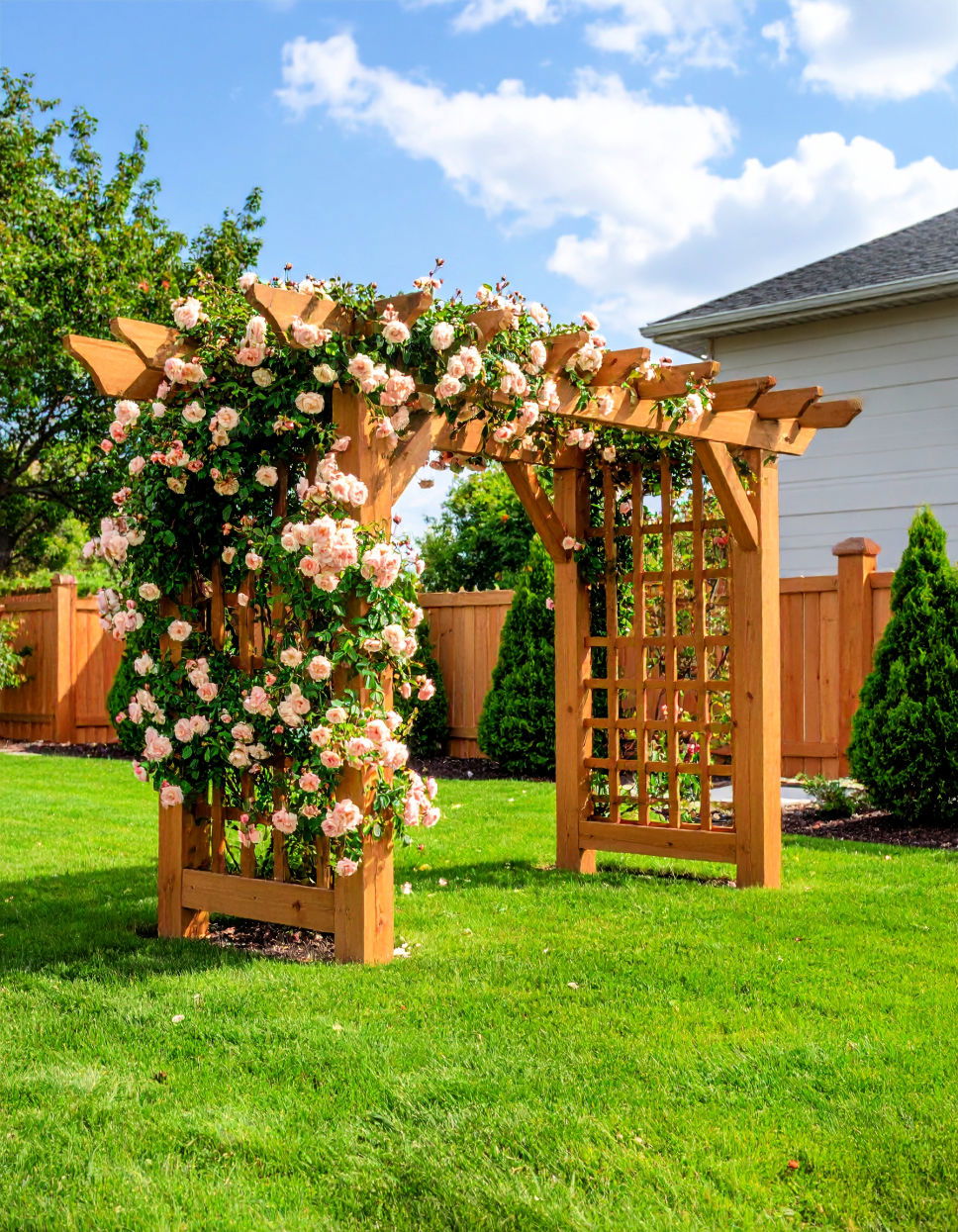 Install a Trellis for Climbing Plants