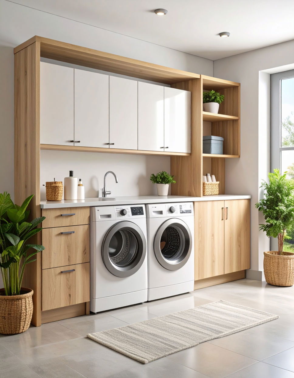Install a Washer Dryer Combo for Compactness
