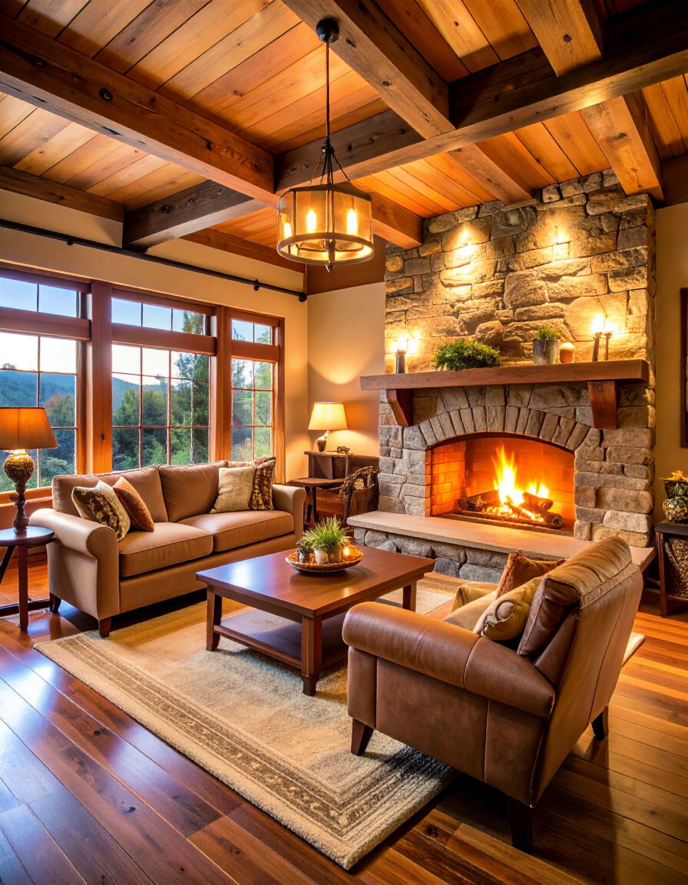 Installing a Cozy Fireplace Feature
