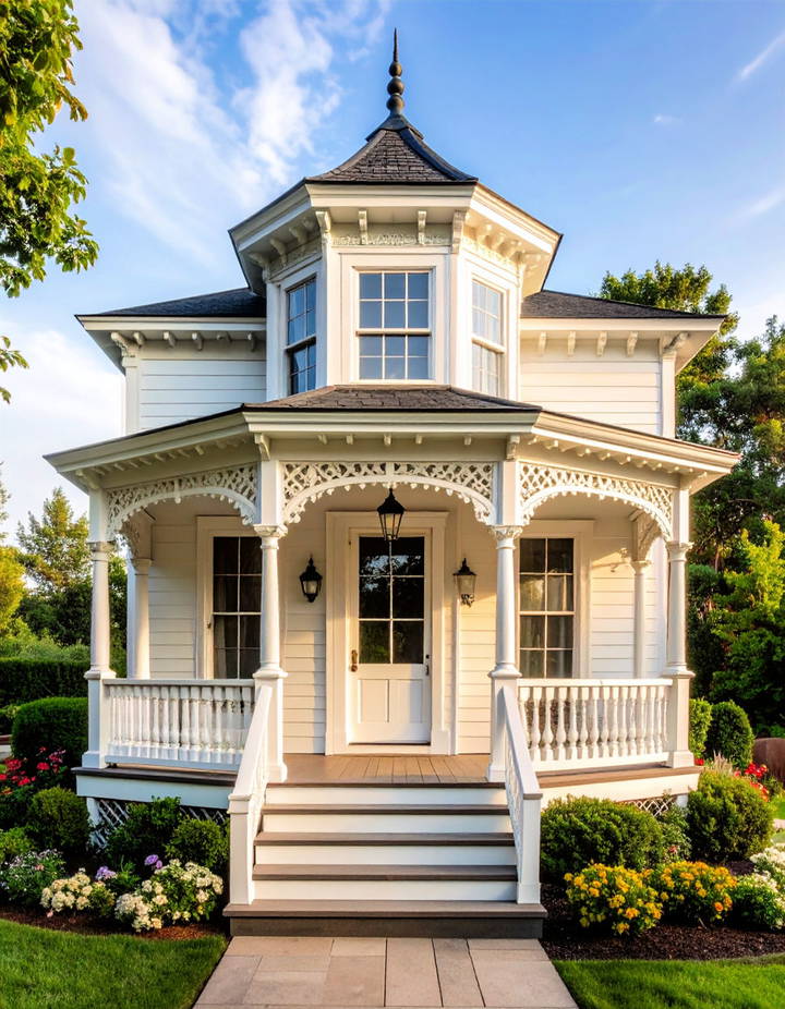 Integrate a Cupola for a Grand Look Victorian Porch Ideas