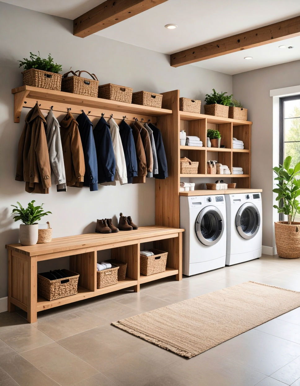 Integrate a Mudroom Area