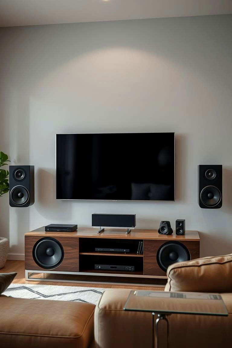 Integrated Sound Systems for High Quality Audio - 25 Tv Room Ideas