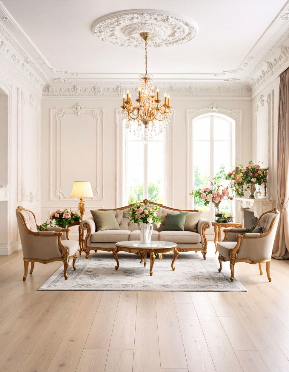 Intricate Moldings and Trim