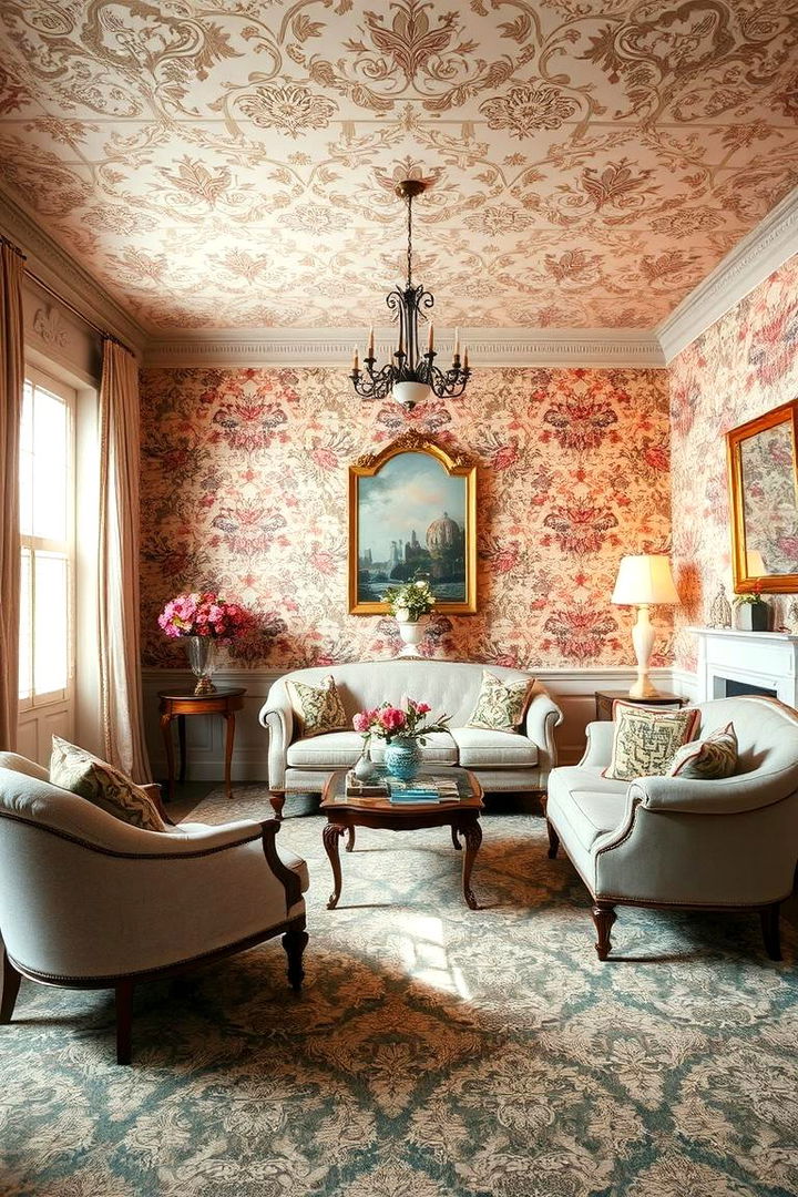 Intricate Wallpaper Designs - 25 Victorian Interior Design Ideas