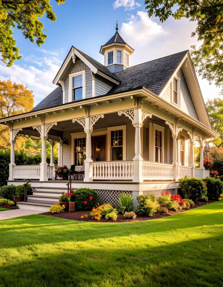 Introduce a Victorian Style Roof Victorian Porch Ideas