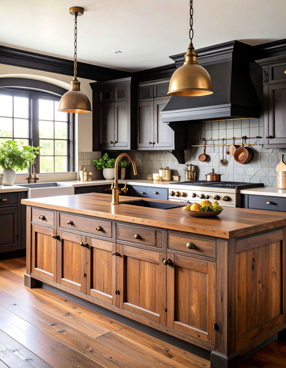 Iron and Brass Hardware for Old World Charm Victorian Kitchen Ideas