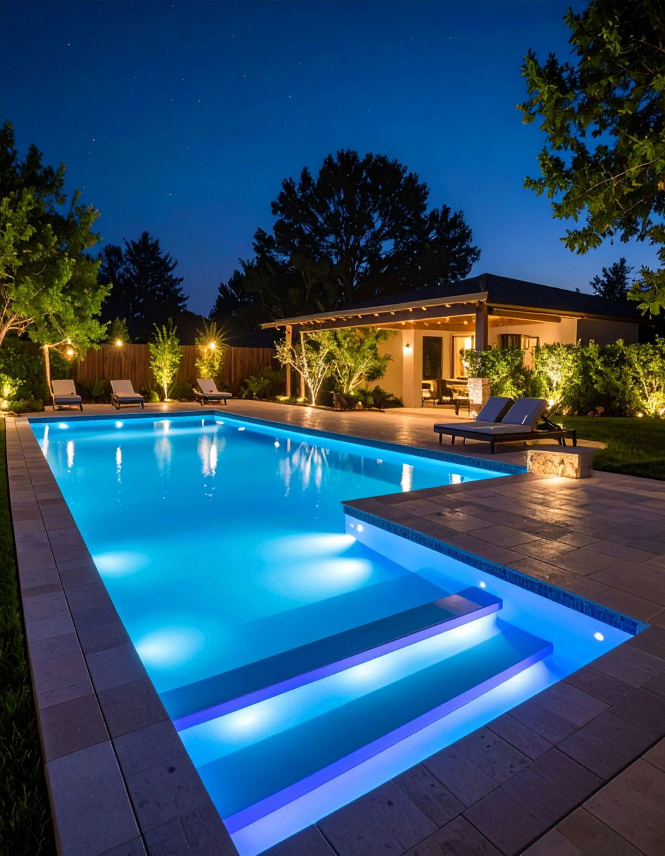 LED Underwater Lights for Nighttime Glow