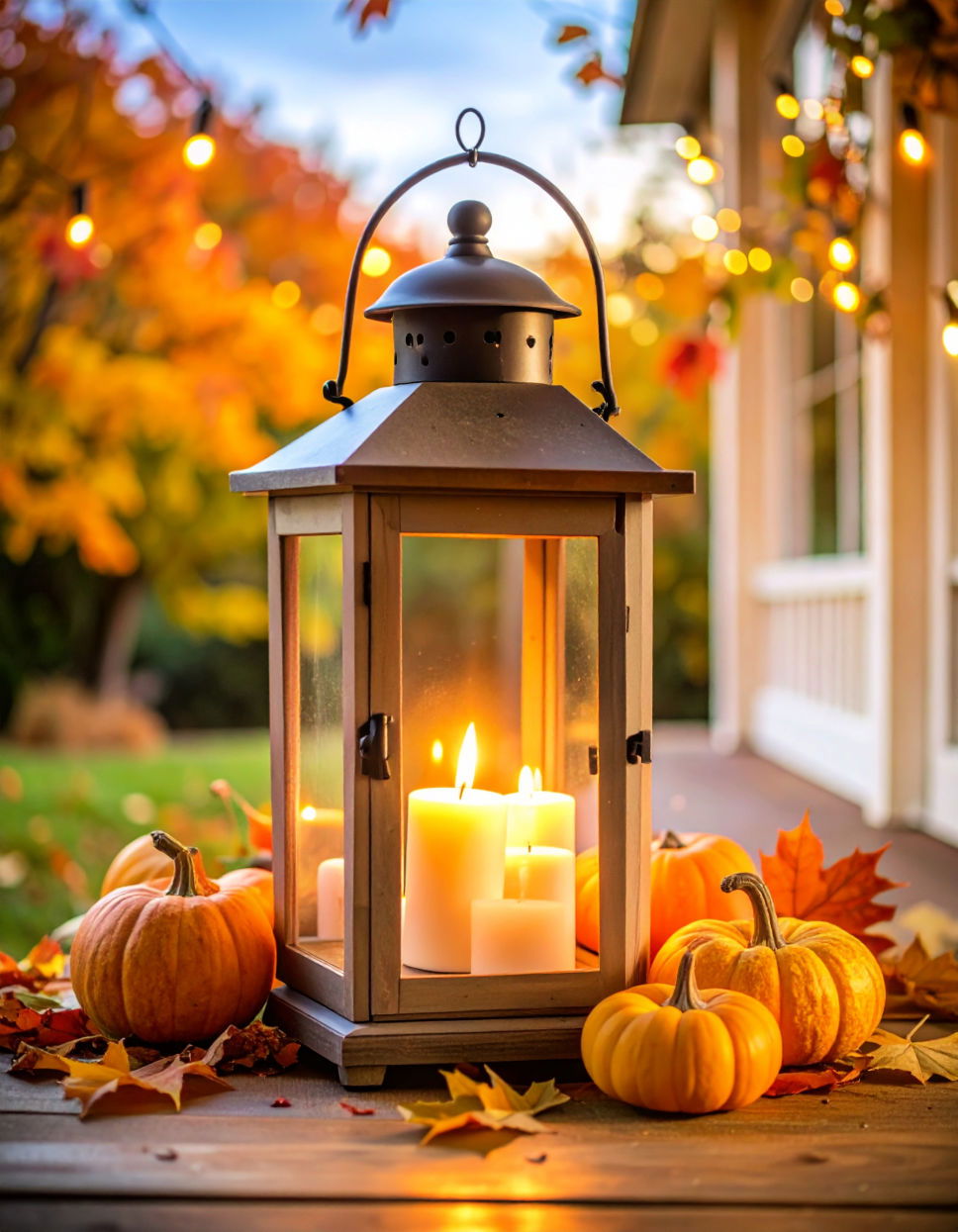 Lantern Fall Planter