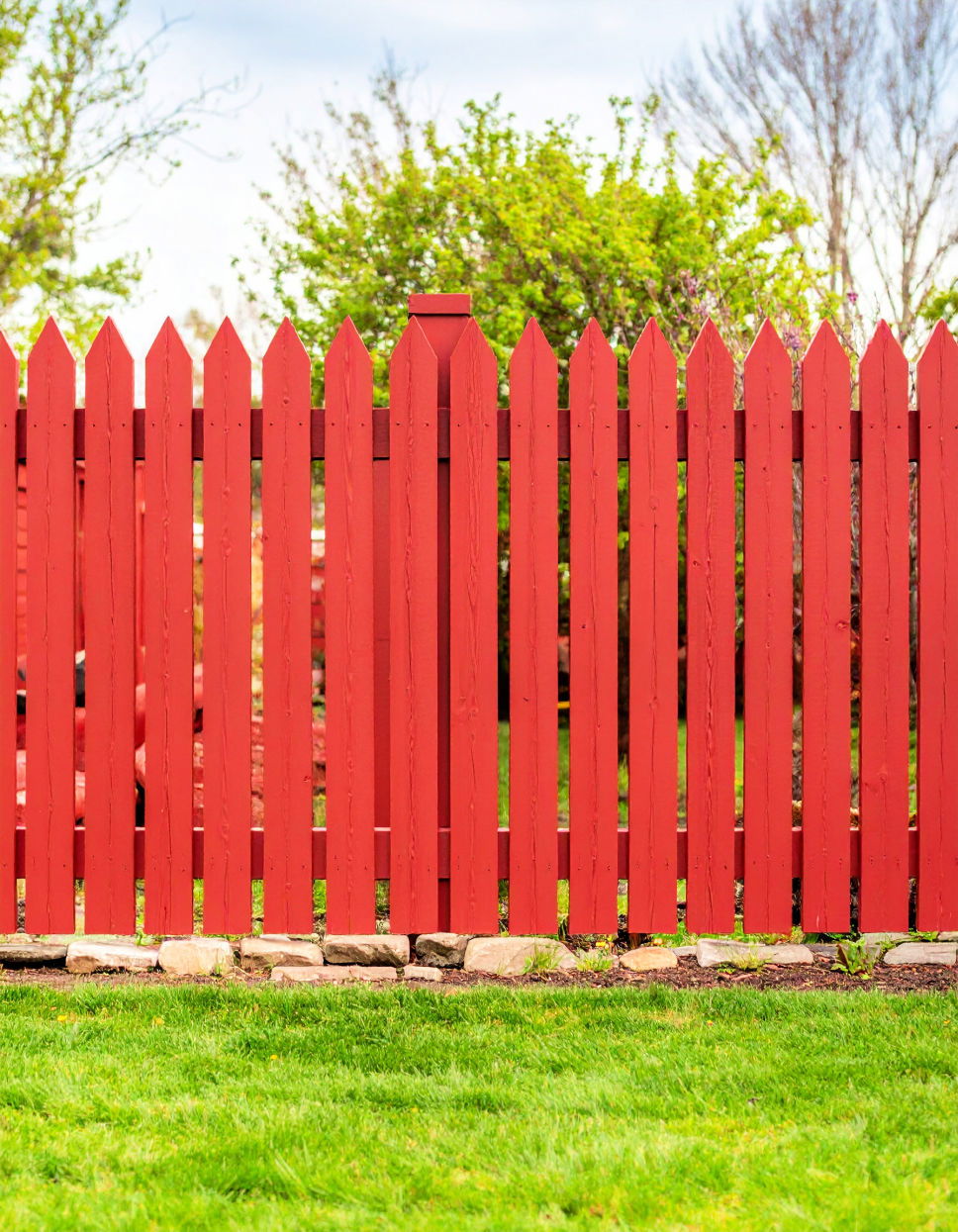 Rustic Barn Red Fence