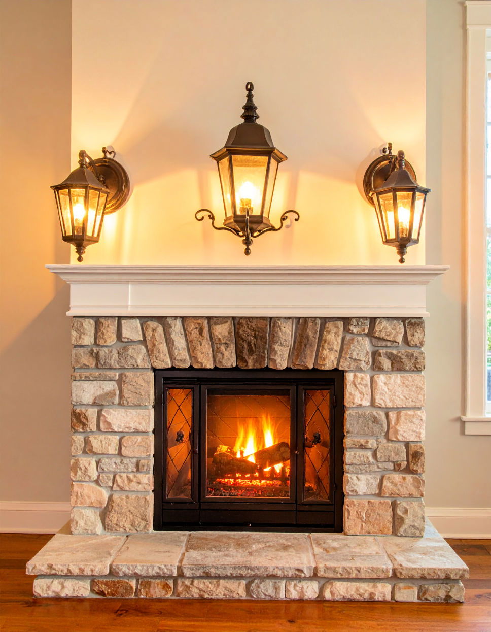 Lantern style Wall Lights Idea