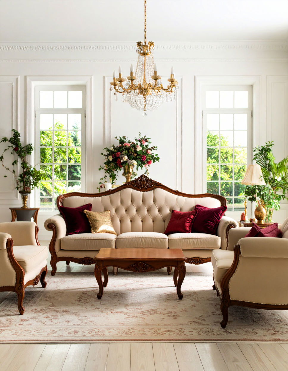 Large Comfortable Sofas for Relaxation Traditional Interior Design Ideas