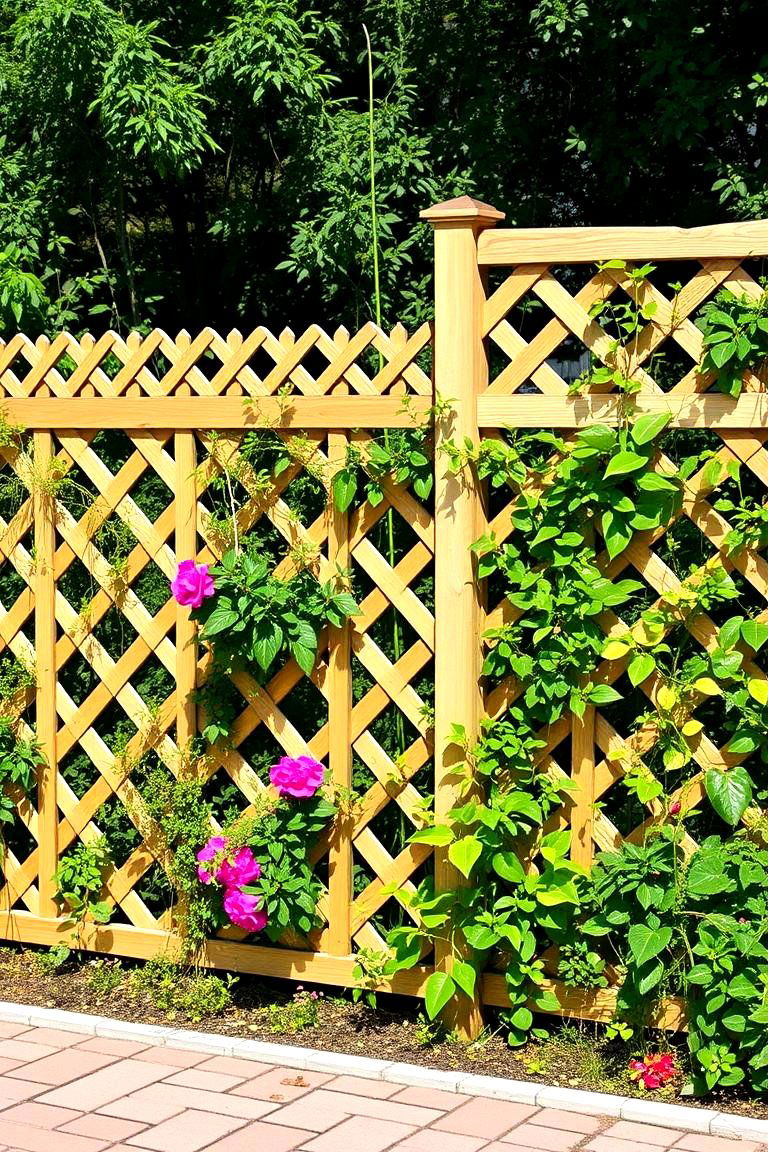 Lattice Fences for Semi Privacy - 25 Types of Fences
