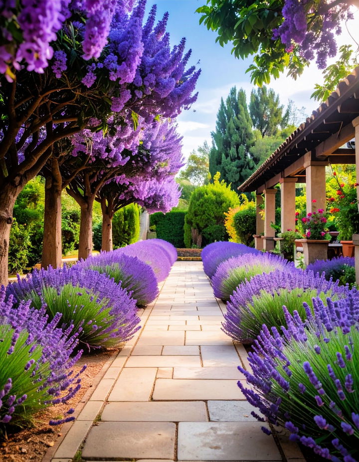 Lavender Rows for Fragrance and Beauty Vintage Garden Ideas