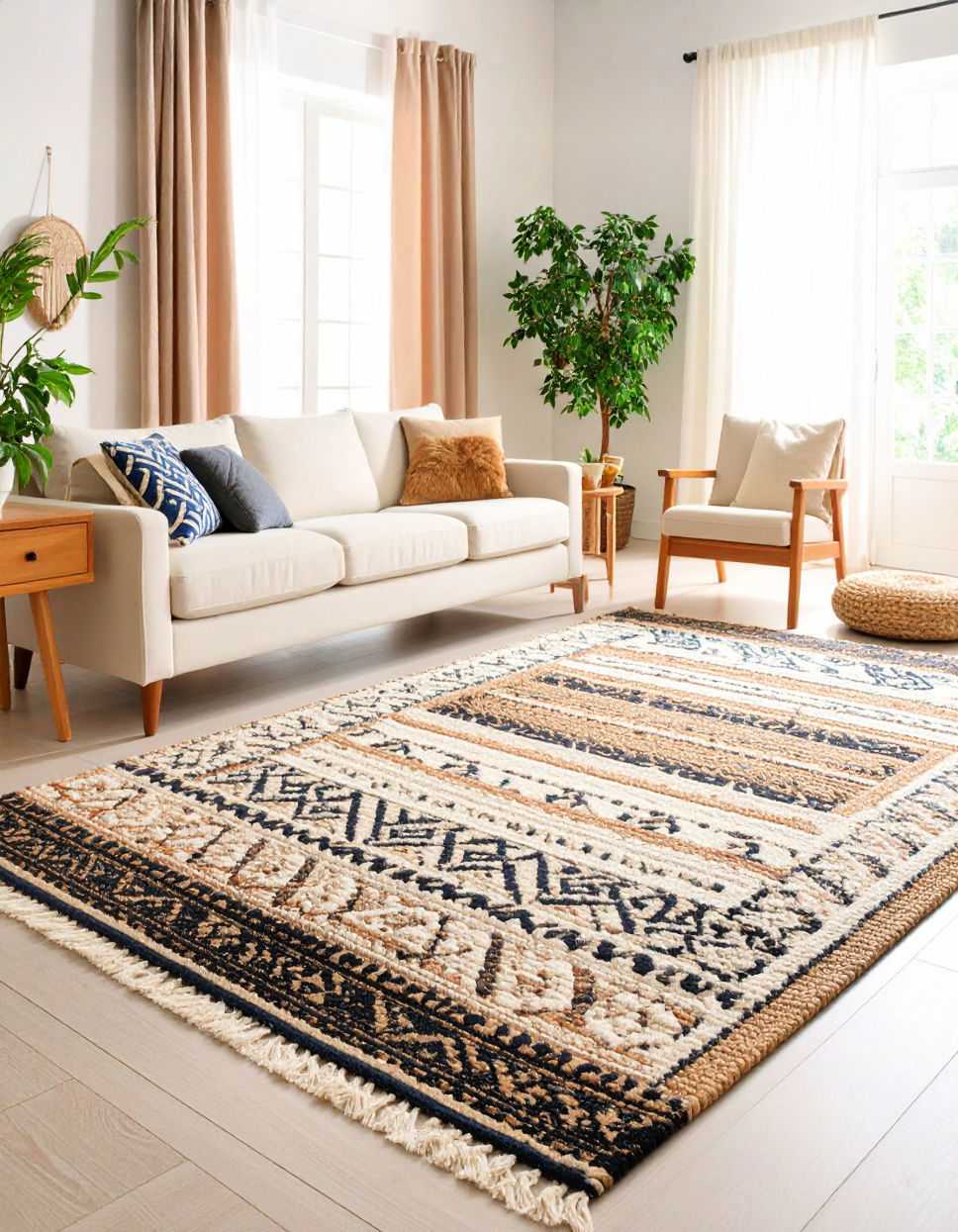 Layered Rugs Idea