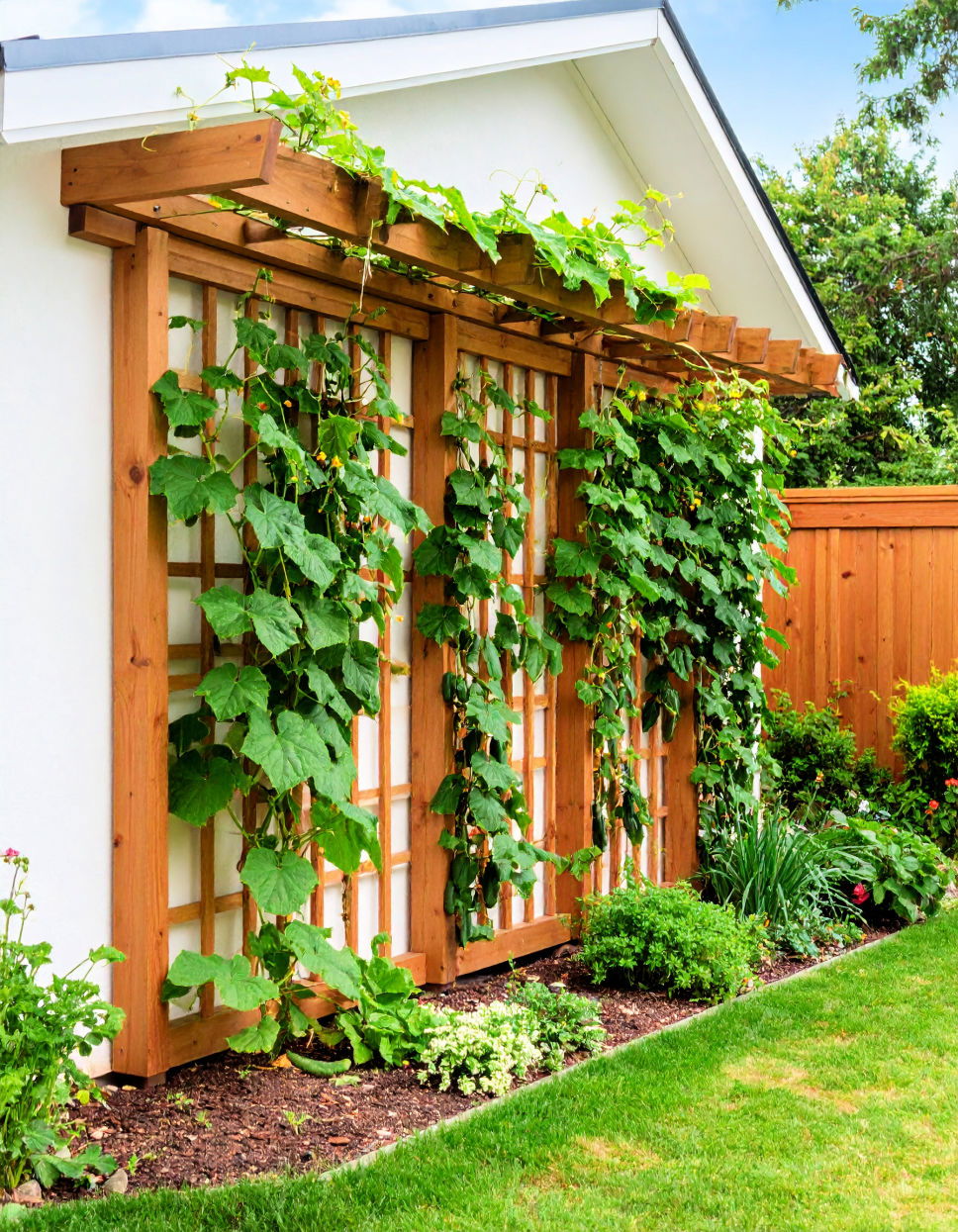 Lean to Wall Trellis