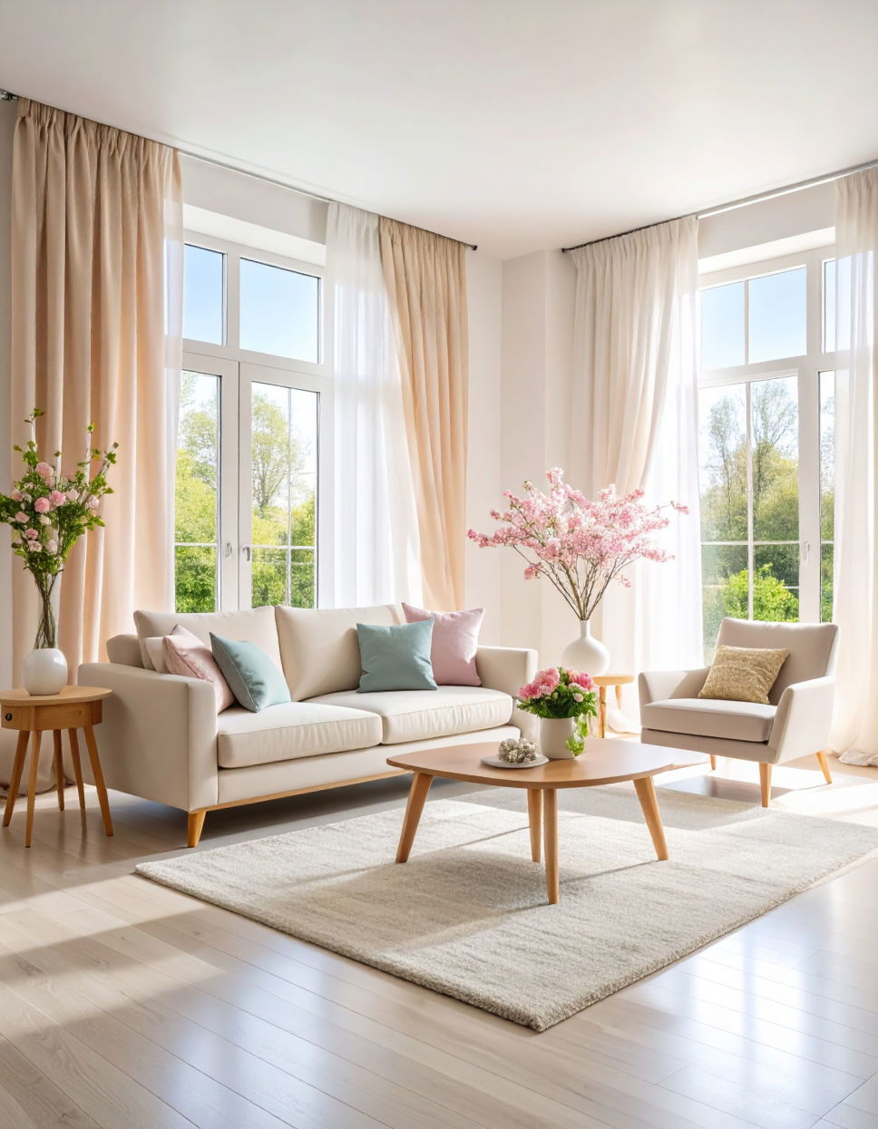Lightening Up with Sheer Curtains and Drapes