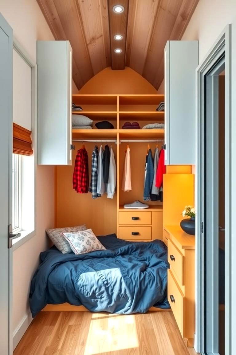 Loft Integrated Wardrobe Solutions - 25 Tiny House Storage Ideas