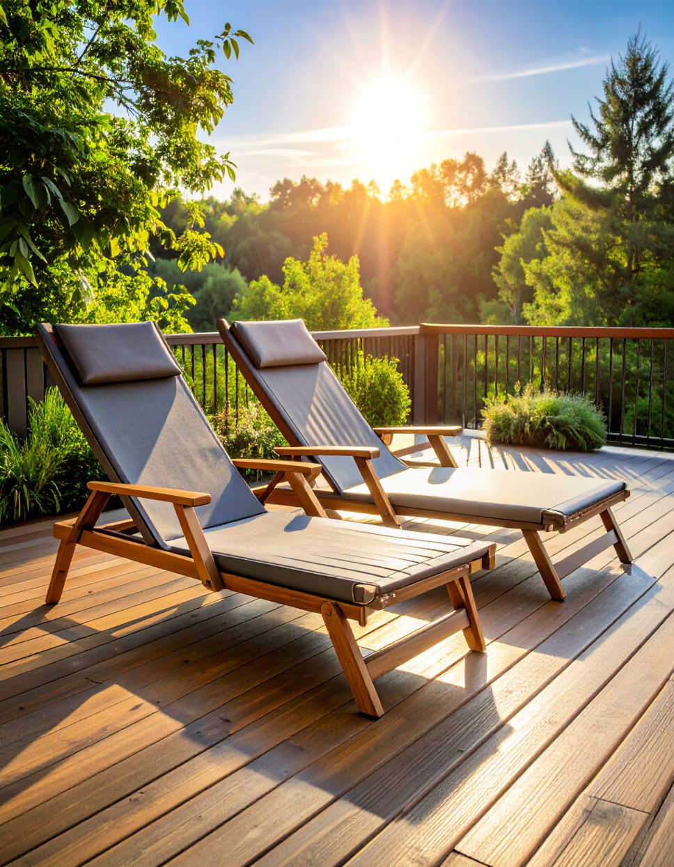 Lounge Chairs with Adjustable Backs