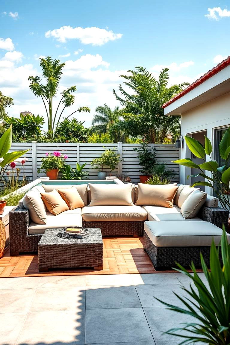 Lounge Sofa for Outdoor Comfort - 25 Garden Seating Ideas