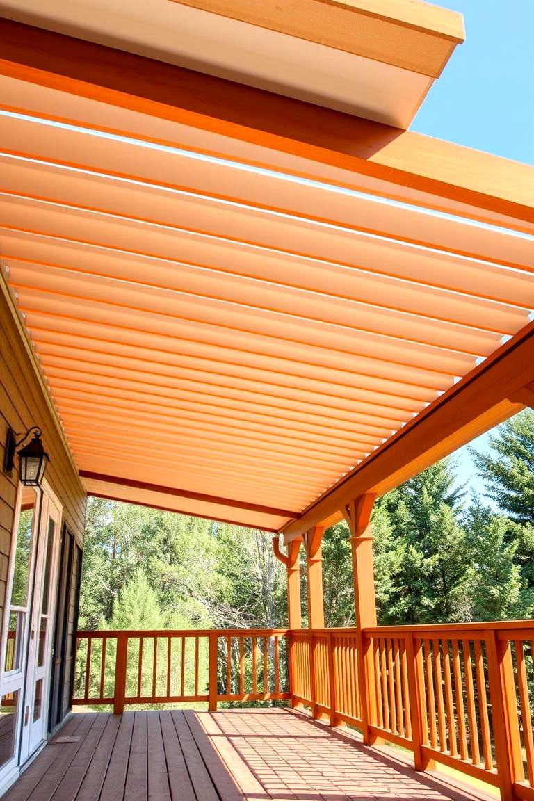 Louvered Roof for Adjustable Shade - 25 Covered Deck Ideas
