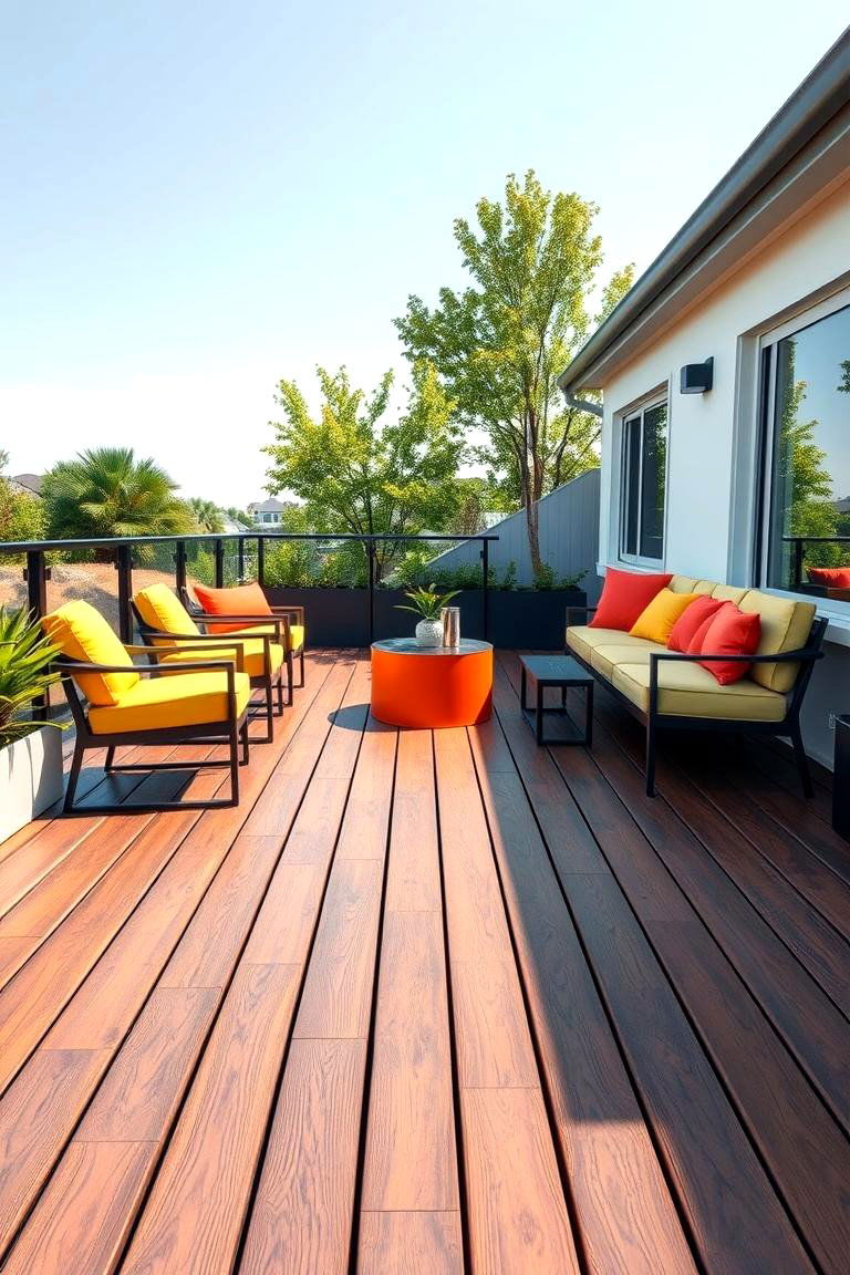 Low Maintenance Composite Floating Deck - 25 Floating Deck Ideas