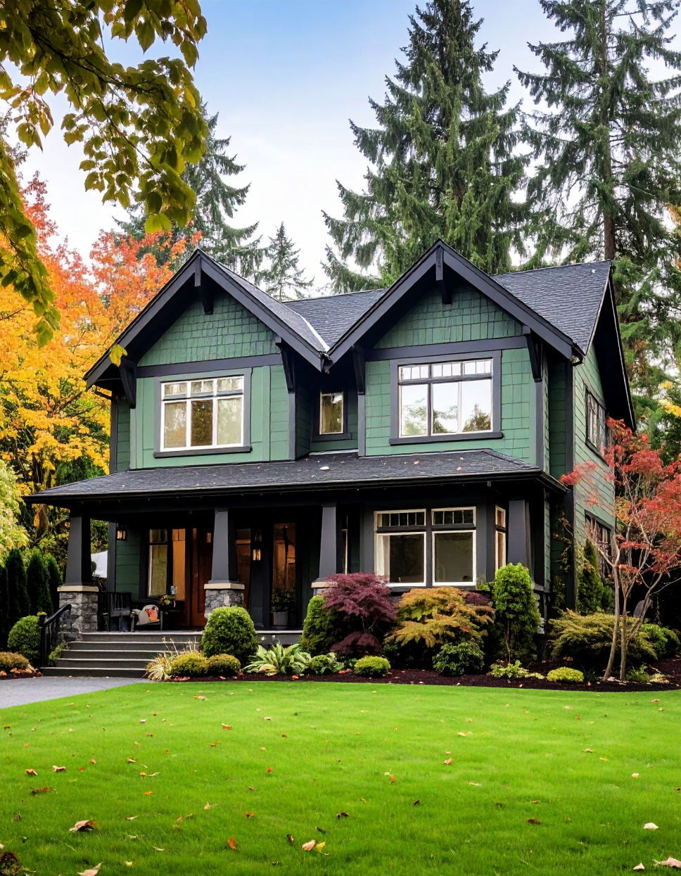 Making a Lasting Impression with Forest Green House