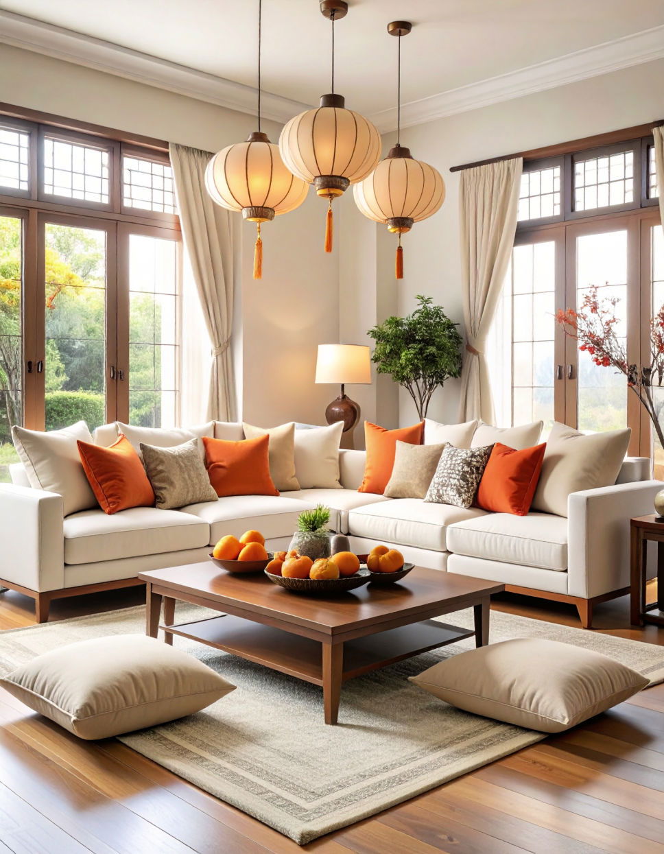Mandarin Collar Cushions for Subtle Elegance