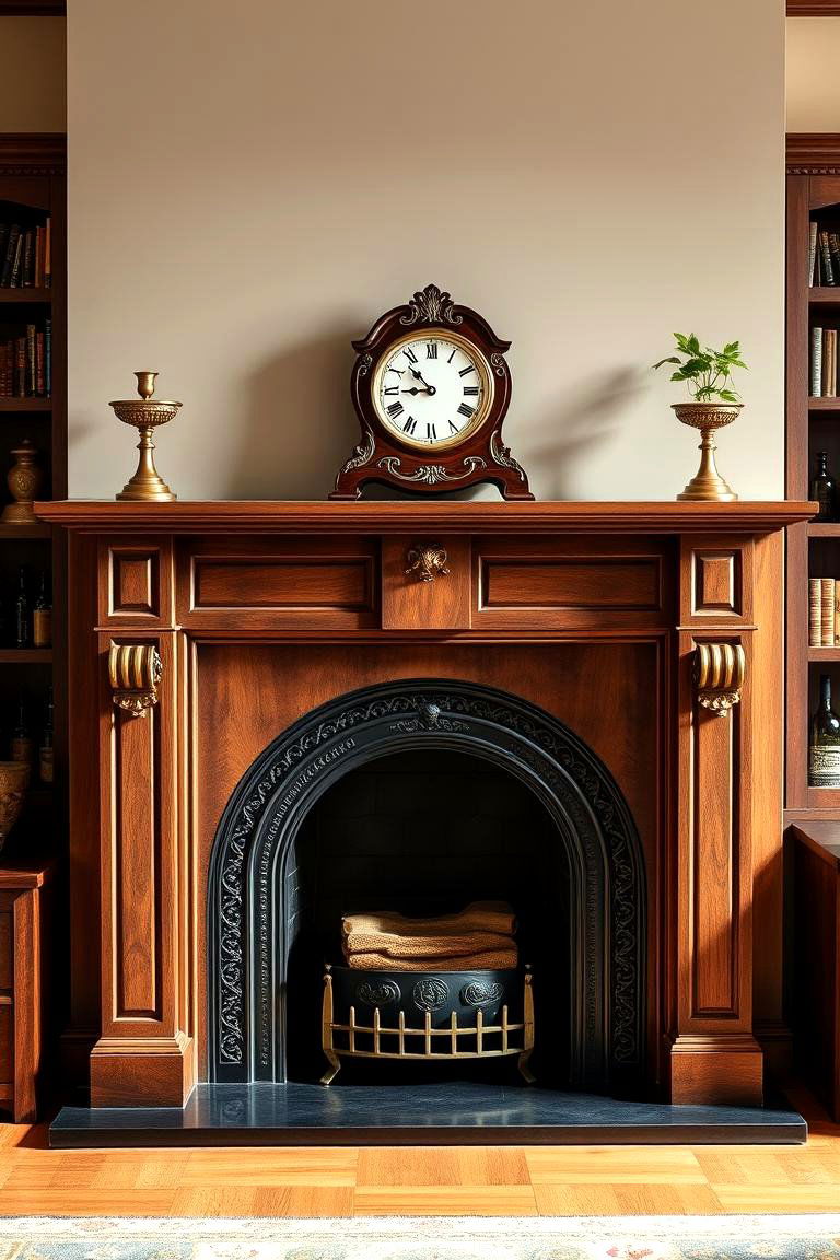 Mantel Clocks for a Touch of Tradition - 25 Traditional Fireplaces