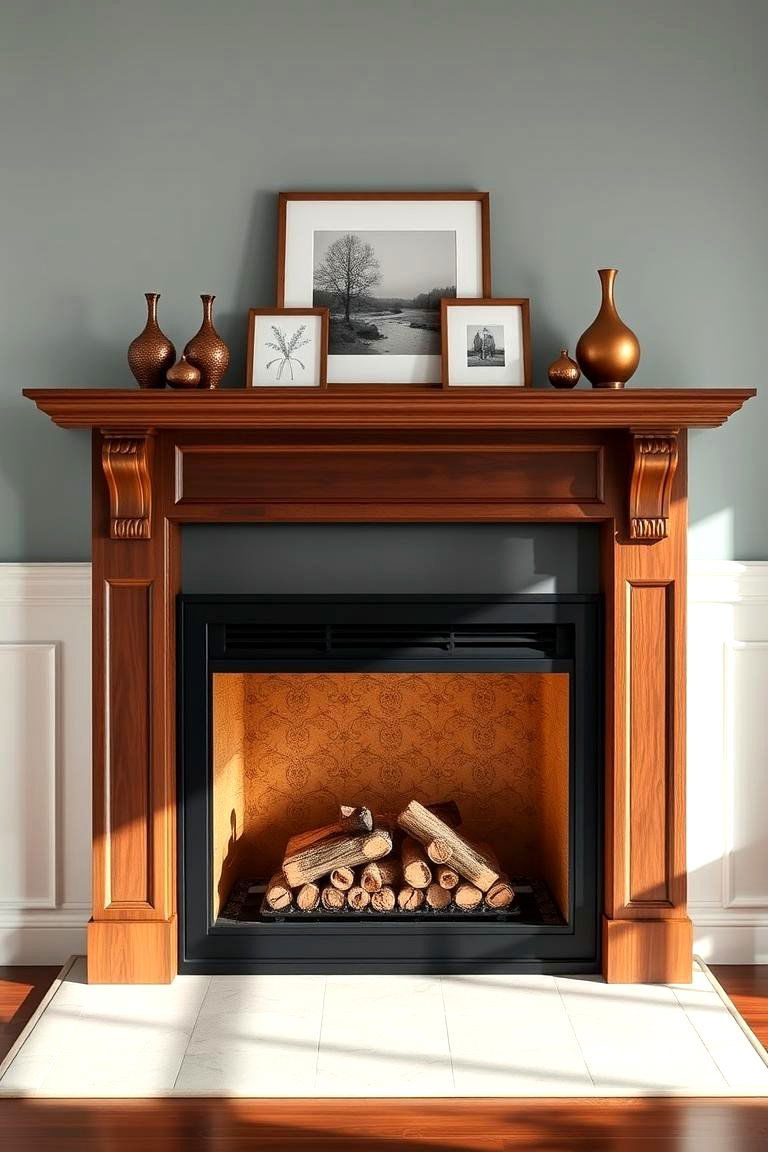 Mantel Shelves for Displaying Cherished Items - 25 Traditional Fireplaces