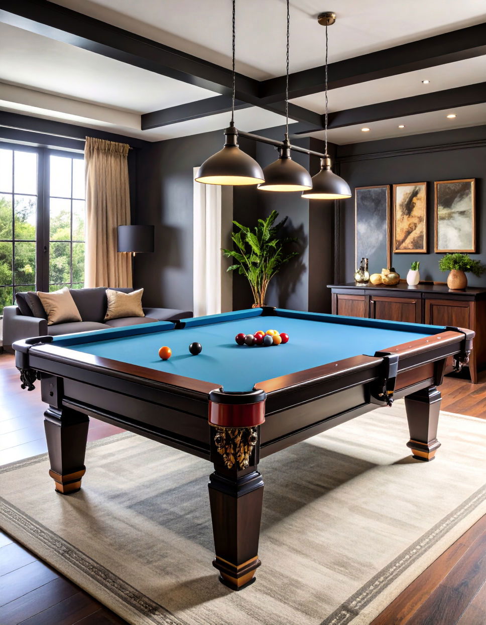 Match the Pool Table to Your Room’s Theme