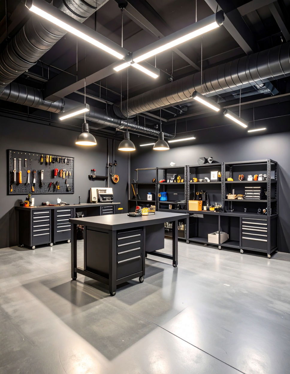 Matte Black for an Industrial Vibe