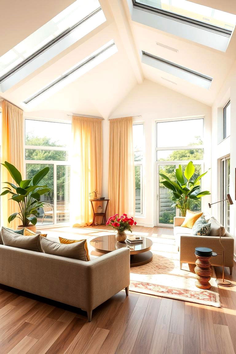 Maximize Natural Light - 25 Feng Shui Living Room Ideas