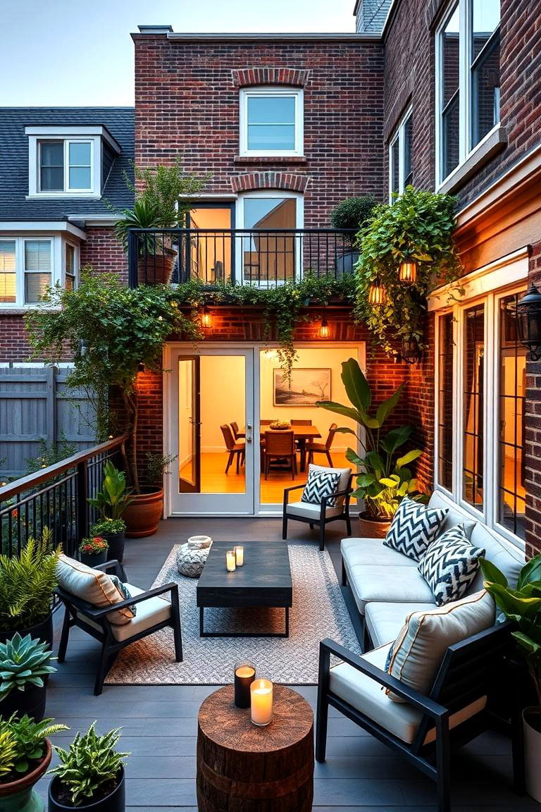 Maximize Outdoor Living Spaces - 25 Townhouse Interior Design Ideas