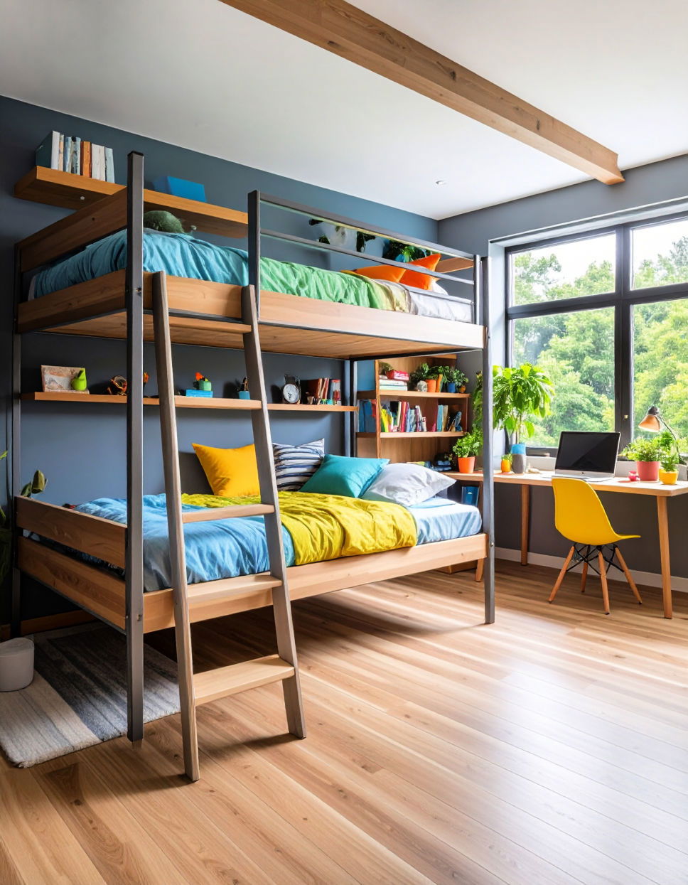 Maximize Space with Lofted Beds Tween Bedroom Ideas