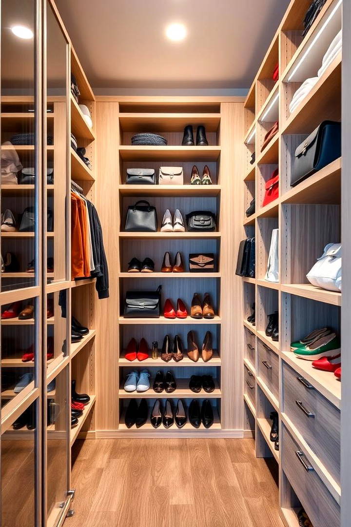 Maximize Vertical Space with Shelving - 25 Walk in Closet Ideas