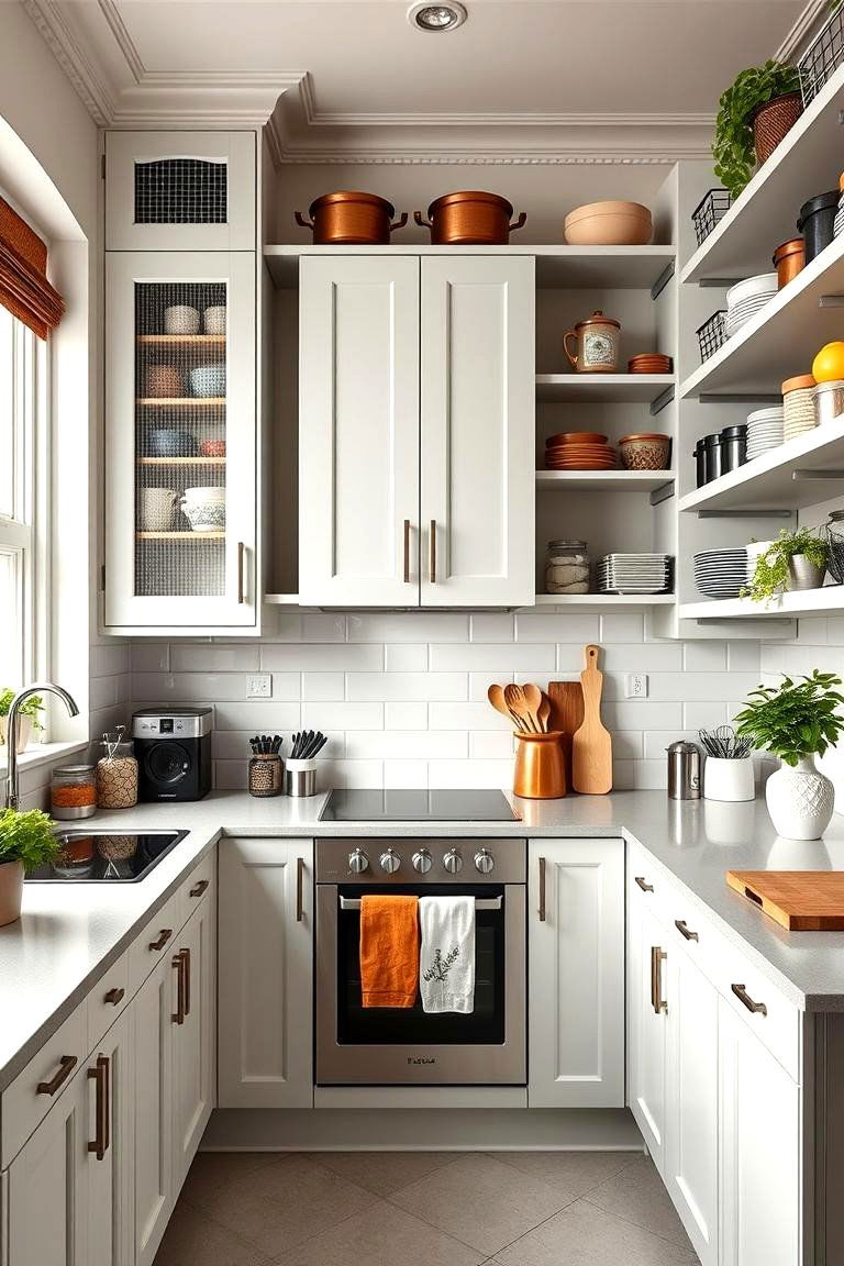 Maximize Vertical Storage - 25 Townhouse Kitchen Ideas