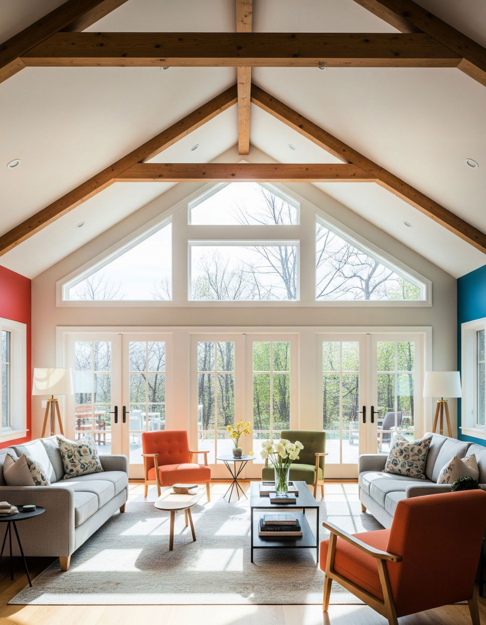 Maximizing Natural Light with Vaulted Ceilings and Beams Vaulted Ceiling With Beams