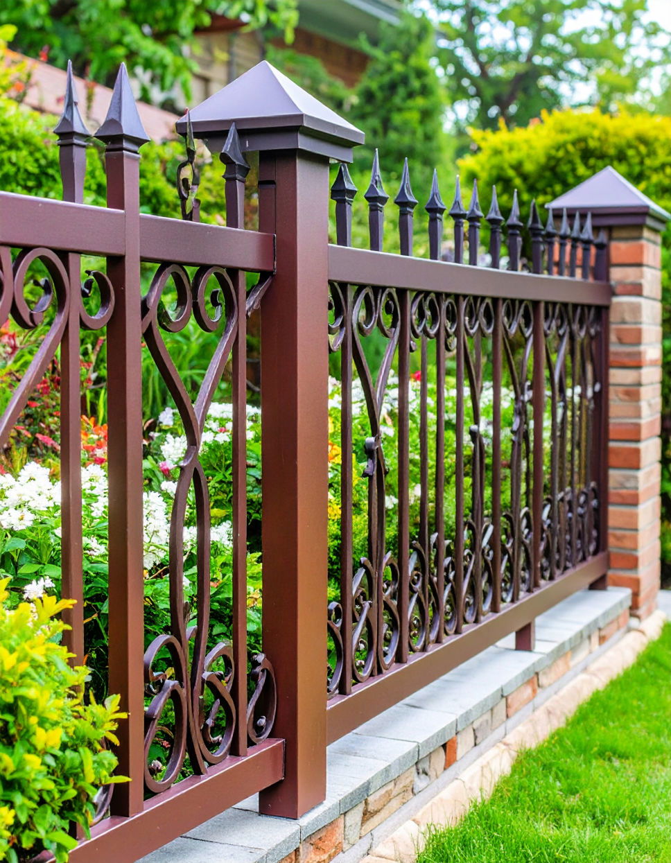 Metal Cutouts Fence Art