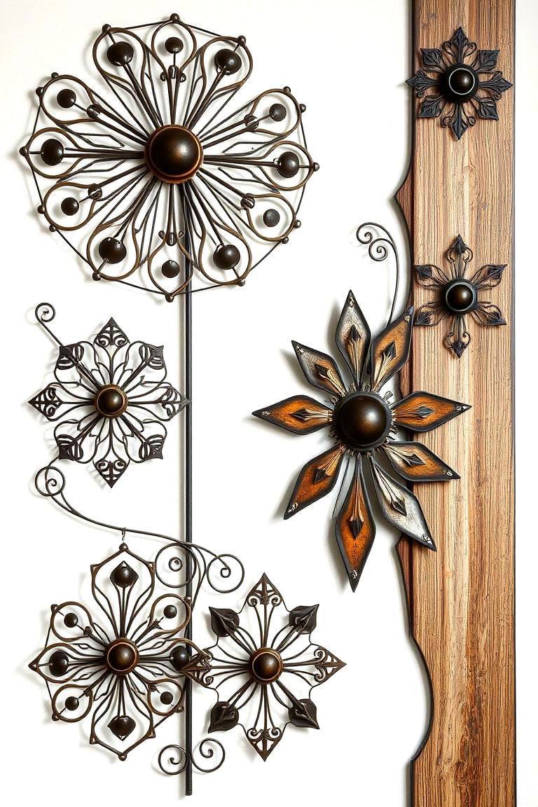 Metal Wall Art - 25 Farmhouse Wall Decor Ideas