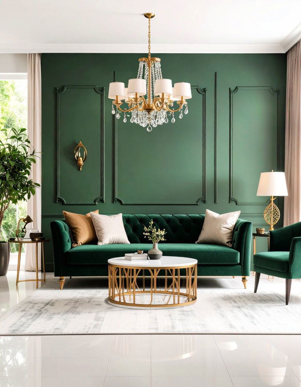 Metallic Accents for Glamour