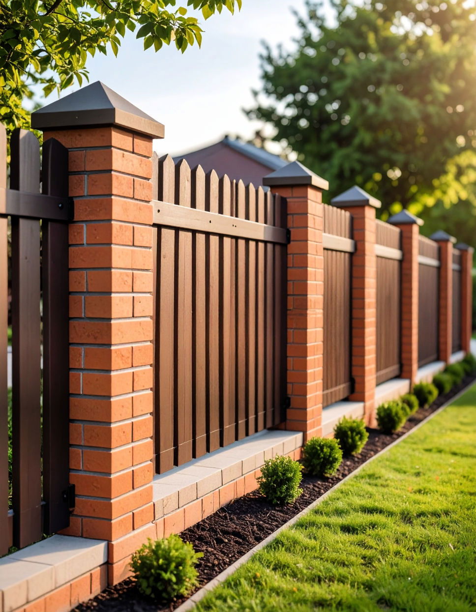 Minimalist Brick Fence