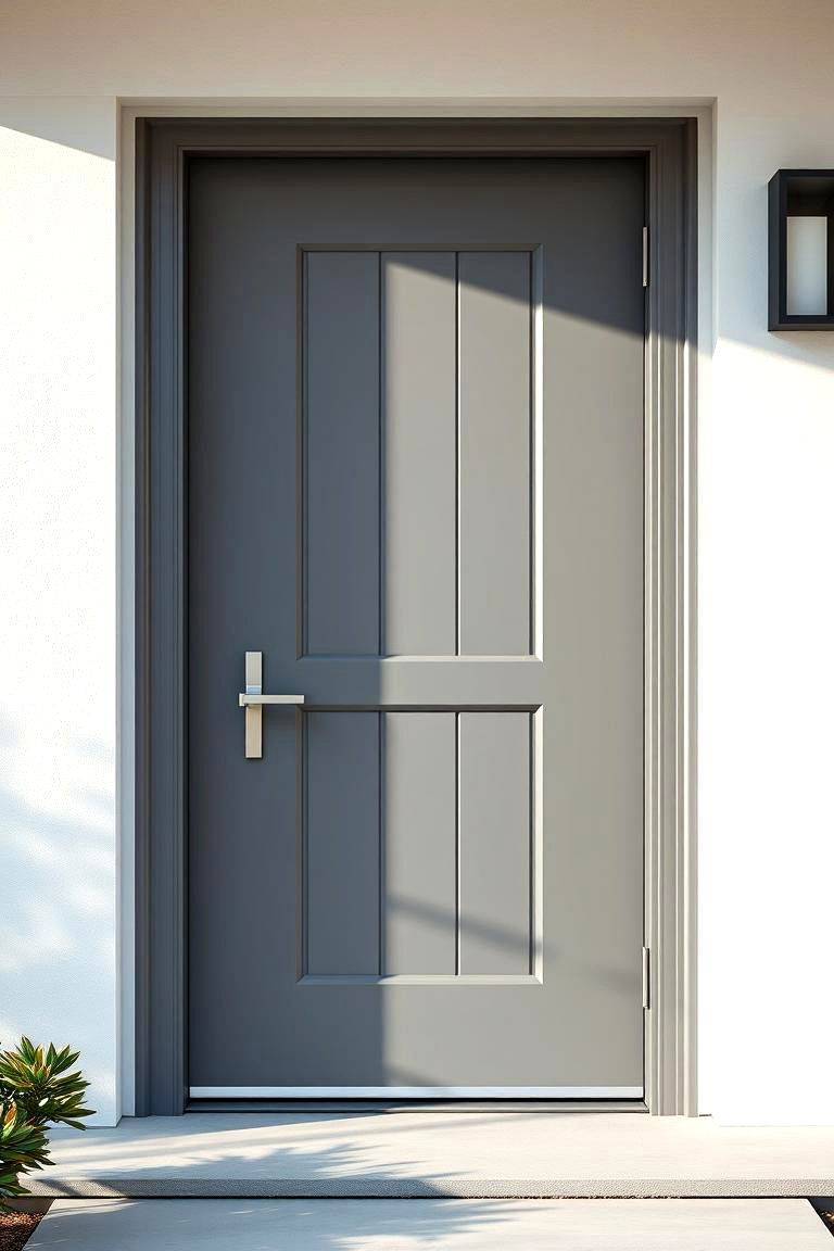 Minimalist Door Design - 25 Front Door Decor Ideas