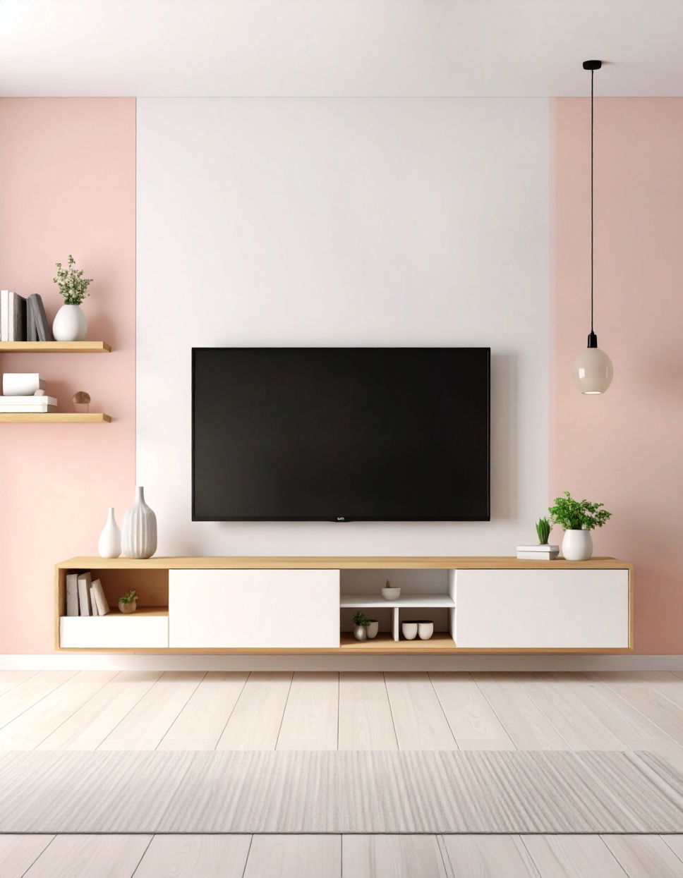 Minimalist Floating TV Stand Tv Wall Ideas