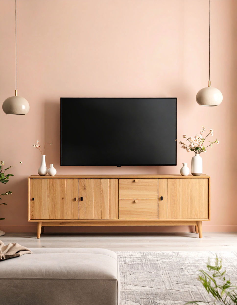 Minimalist TV Stand with Clean Lines Tv Stand Ideas
